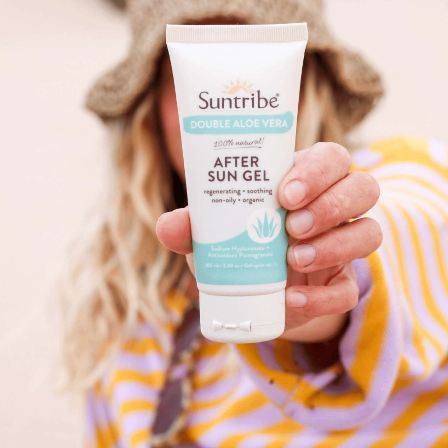 Suntribe Lotion & Moisturizer Suntribe Organic After Sun Gel with Double Aloe Vera 100ml