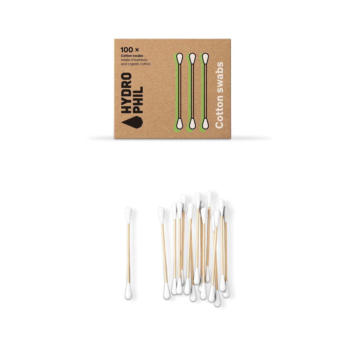 Hydrophil Make Up Hydrophil - Bamboo Cotton Buds - 100pcs