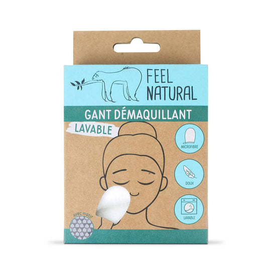 Feel Natural Makeup Removers Ultra-soft Microfiber Washable Makeup Remover Glove - Feel Natural