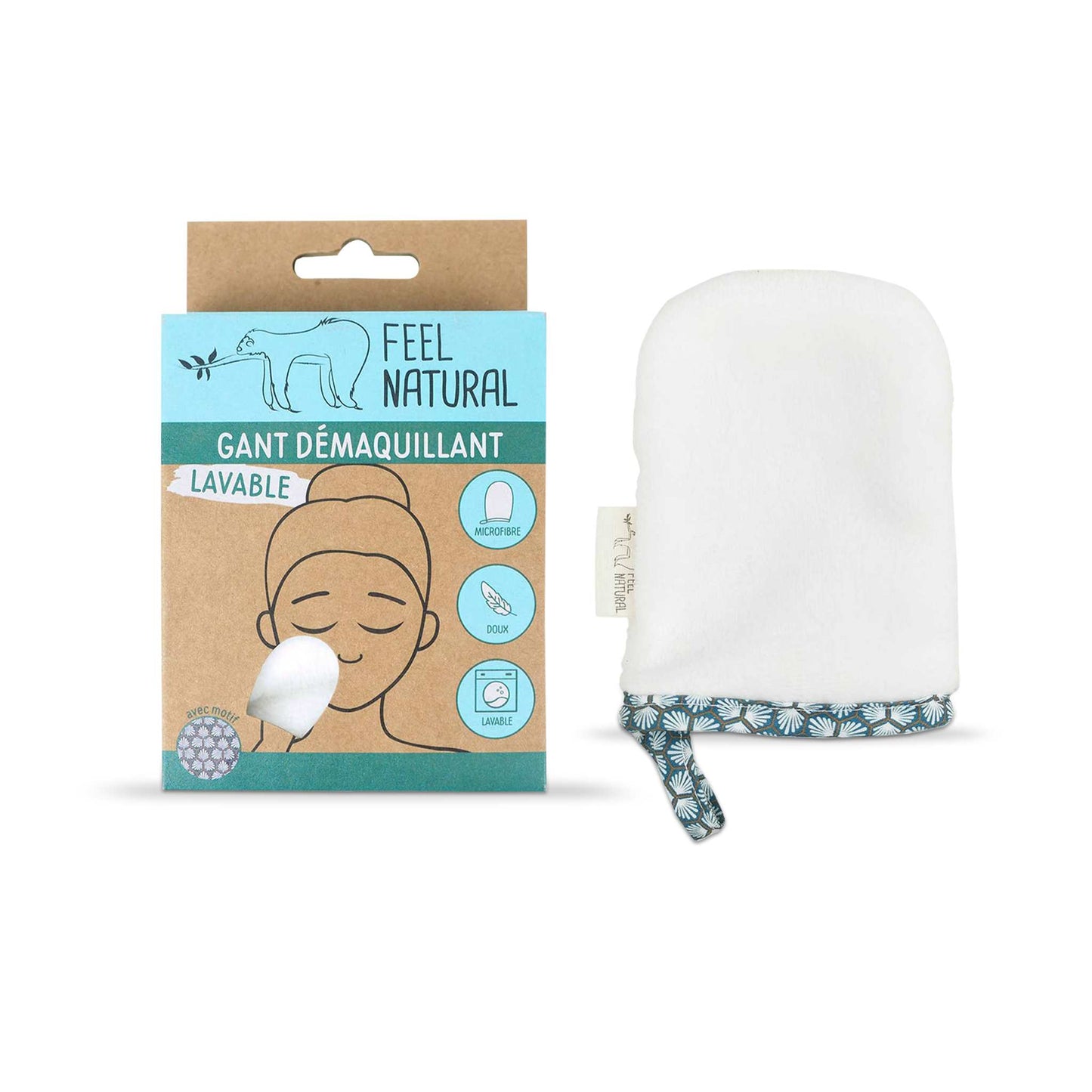 Feel Natural Makeup Removers Ultra-soft Microfiber Washable Makeup Remover Glove - Feel Natural