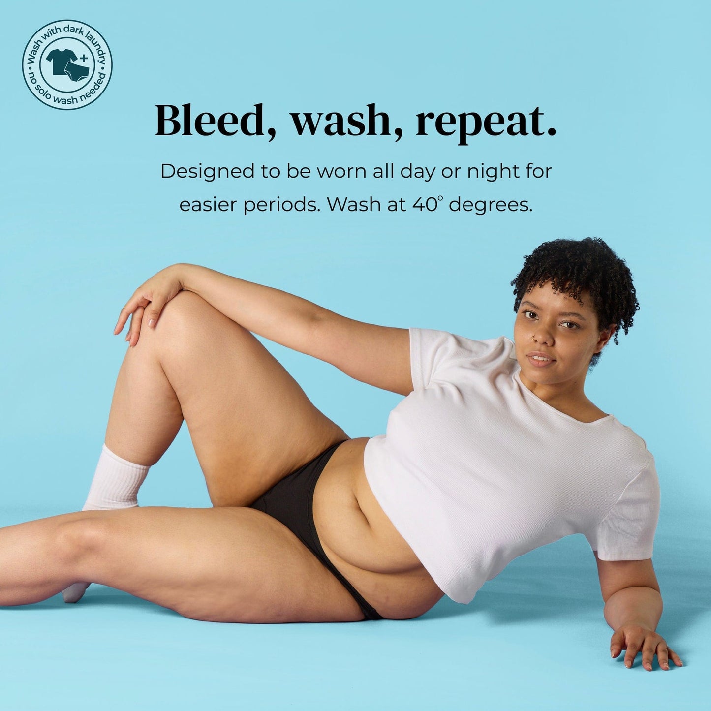 Mooncup Period Care Mooncup Period Pants - Low Waisted - Black