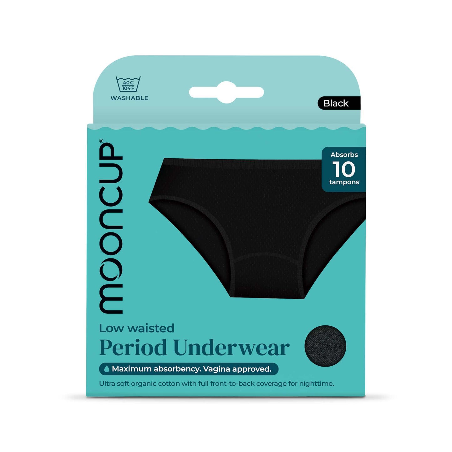 Mooncup Period Care Mooncup Period Pants - Low Waisted - Black