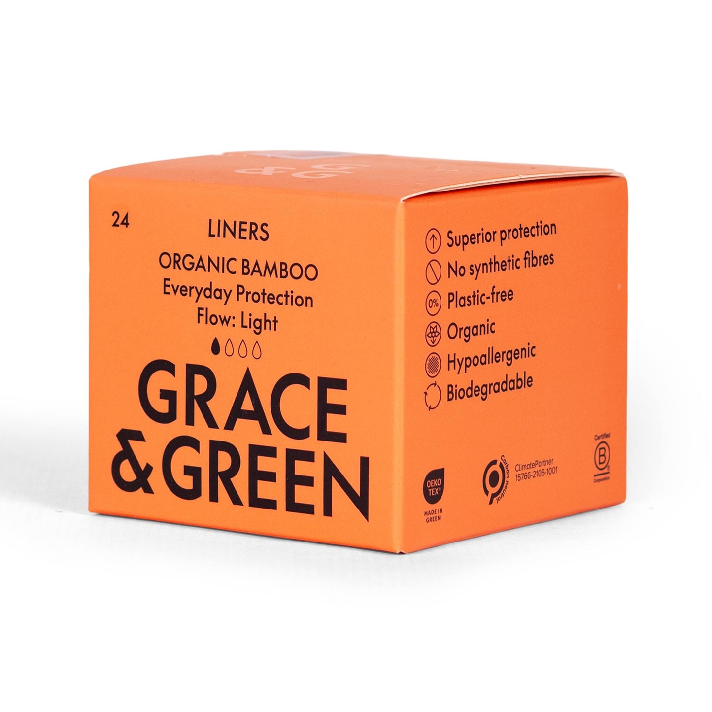 Grace & Green Period Products Organic Bamboo Ultra-thin Liners - Grace & Green
