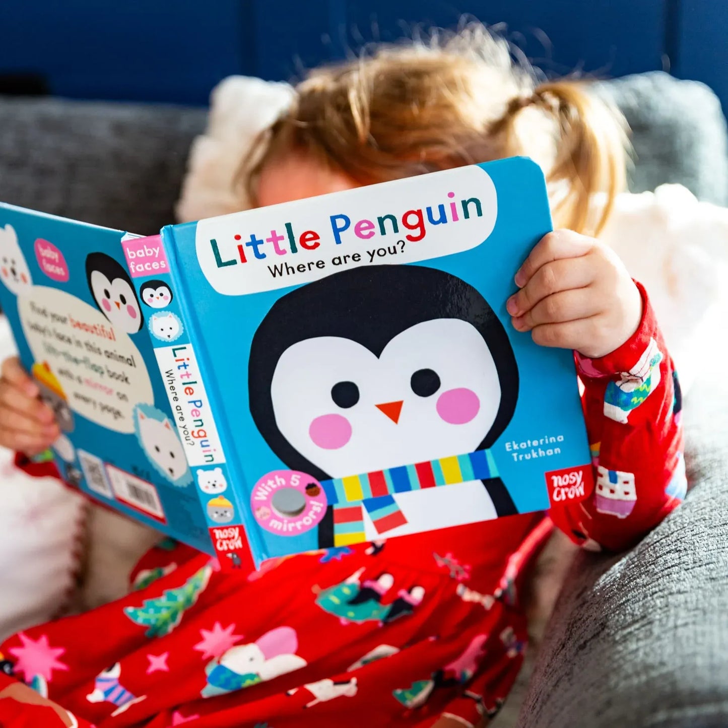 Our Bookshelf Print Books Baby Faces: Little Penguin, Where Are You? - Lift-the-Flap Mirror Board Book
