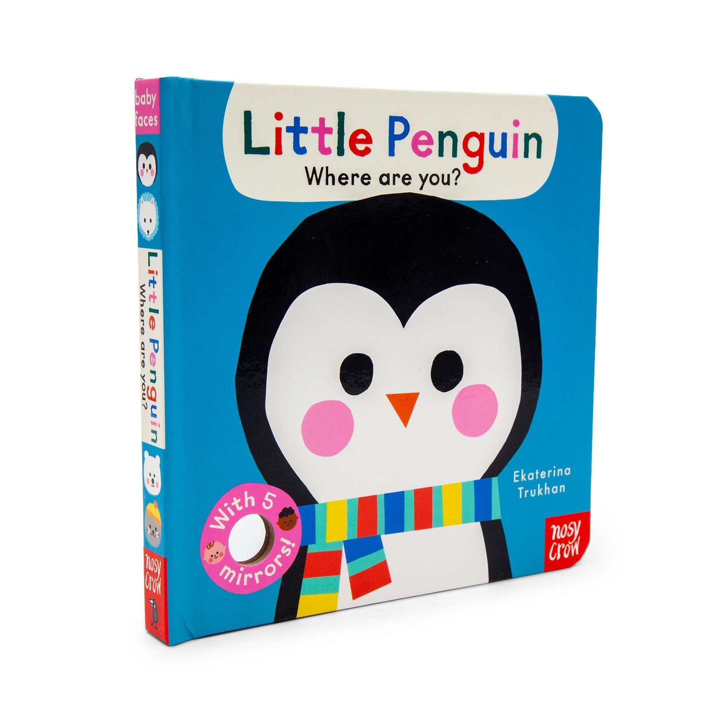 Our Bookshelf Print Books Baby Faces: Little Penguin, Where Are You? - Lift-the-Flap Mirror Board Book
