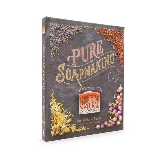 Our Bookshelf Print Books Pure Soapmaking – 32 All-Natural Recipes for Cold-Process Soaps – Spiral Bound