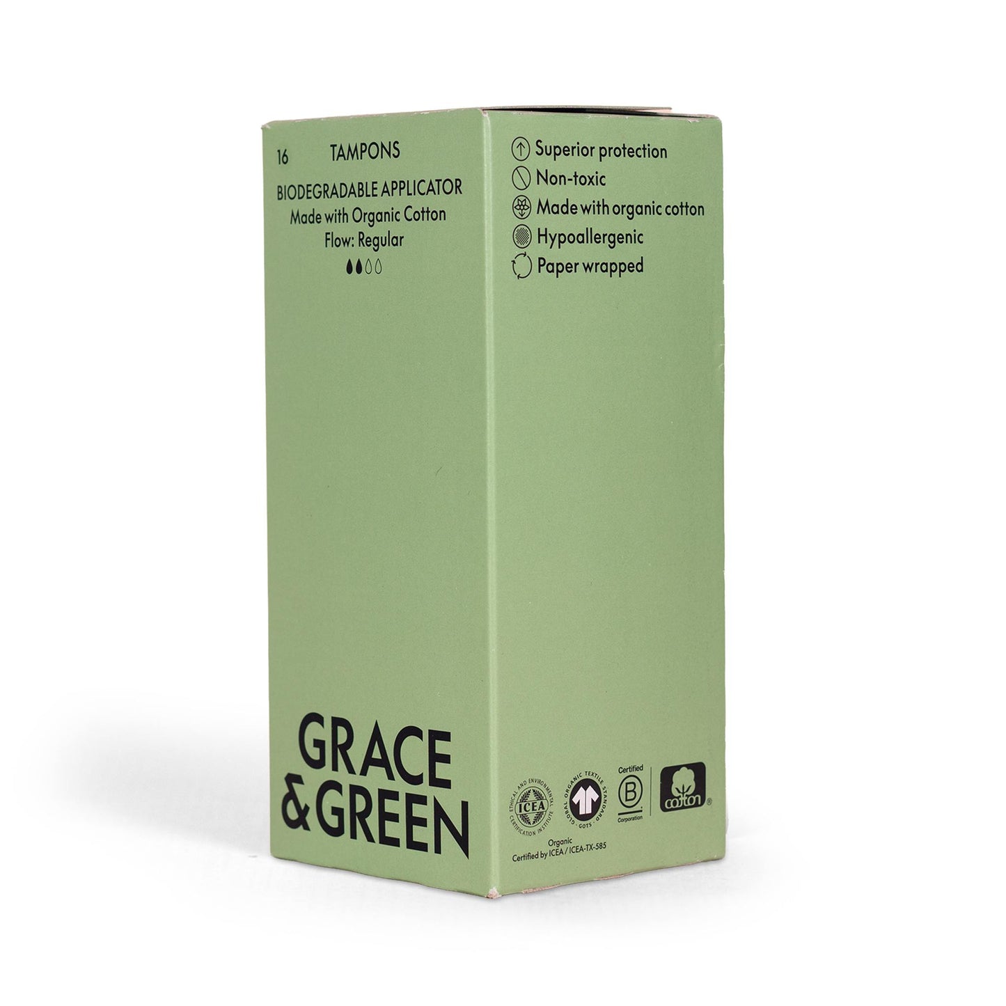 Grace & Green Sanitary Wear Grace & Green - Tampons Applicator Regular