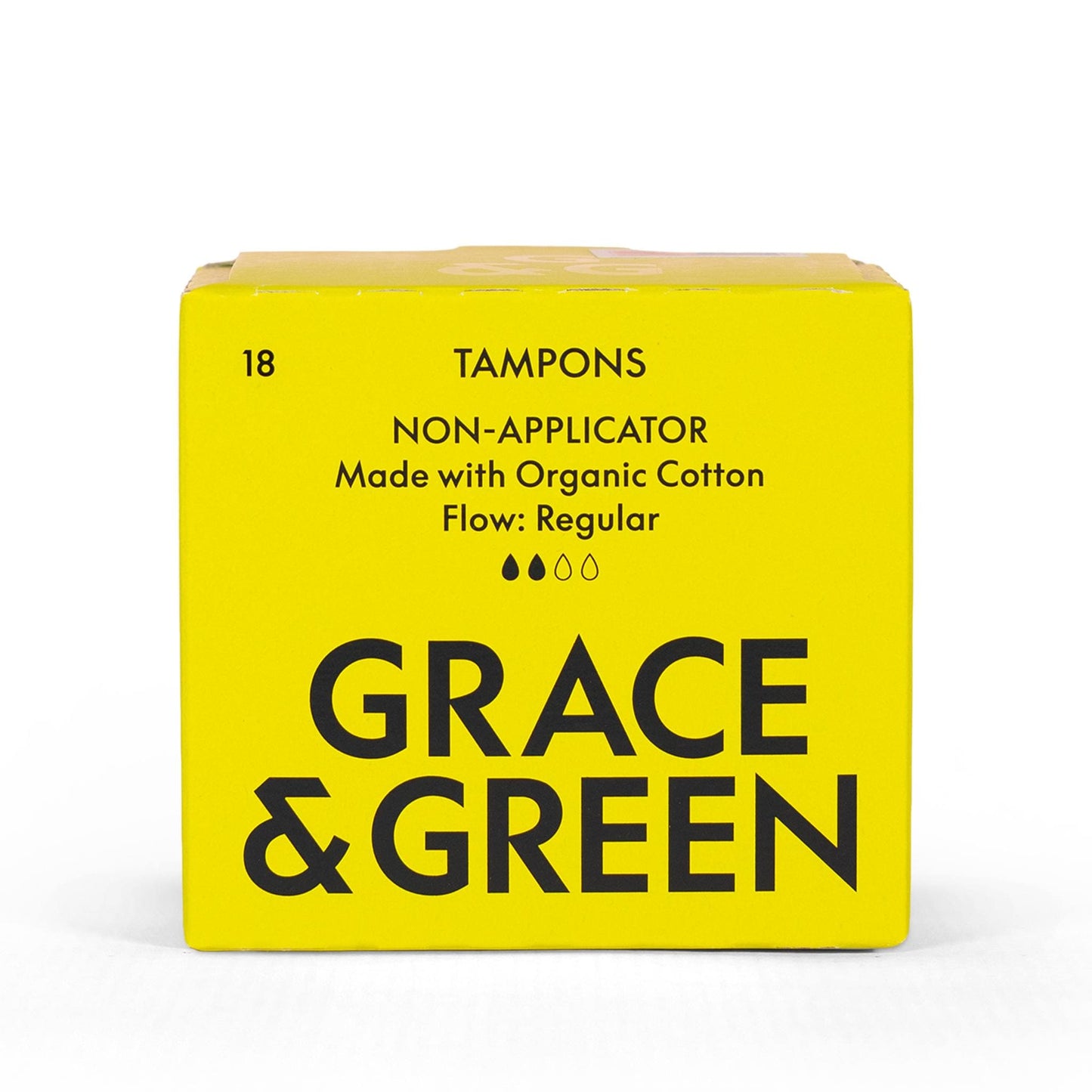Grace & Green Sanitary Wear Grace & Green - Tampons Regular Non Applicator