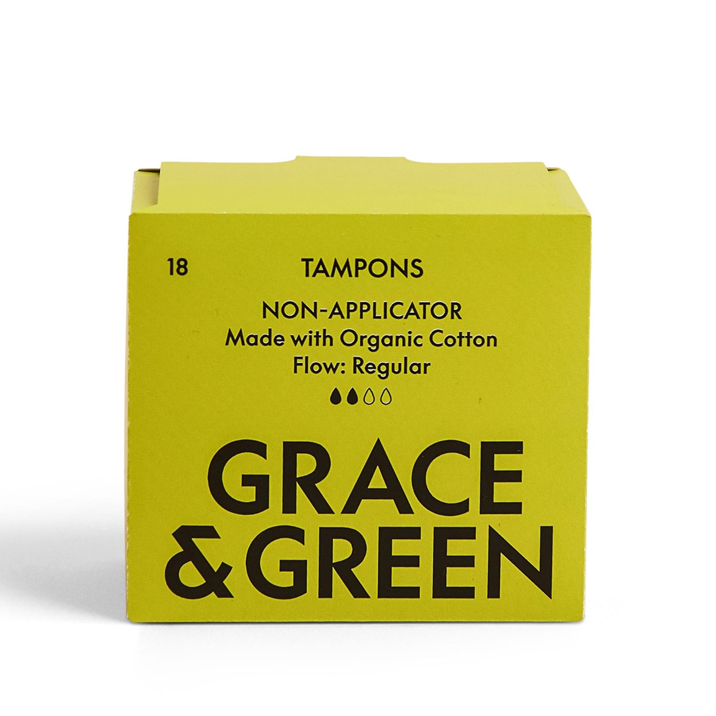Grace & Green Sanitary Wear Grace & Green - Tampons Regular Non Applicator