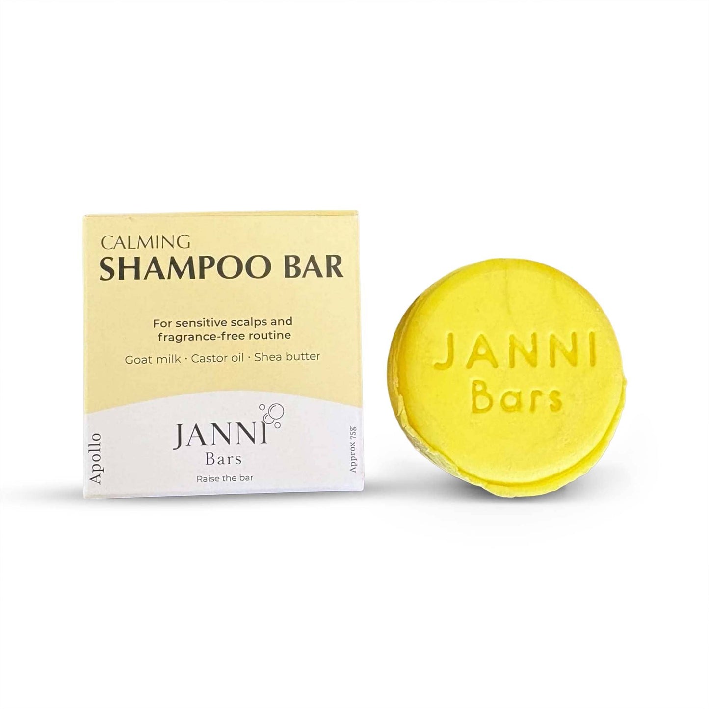Janni Bars Shampoo Calming Shampoo Bar for Sensitive Scalp - Apollo - Janni Bars