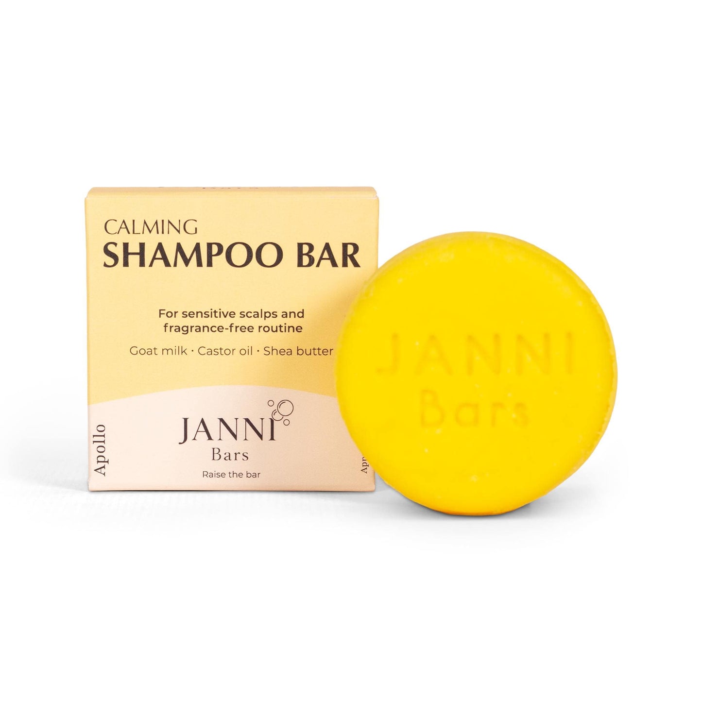 Janni Bars Shampoo Calming Shampoo Bar for Sensitive Scalp - Apollo - Janni Bars