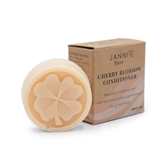 Janni Bars Shampoo Cherry Blossom Conditioner Bar - Reviving for All Hair Types - Janni Bars