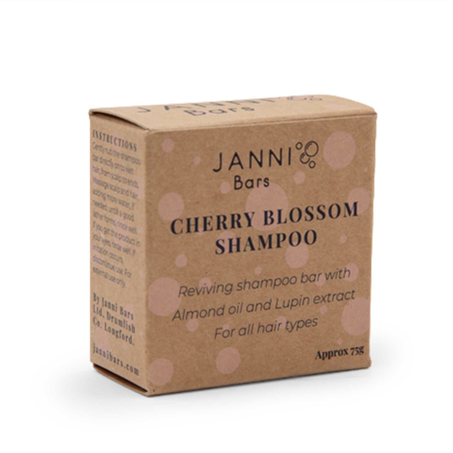 Janni Bars Shampoo Cherry Blossom Shampoo Bar - Reviving for All Hair Types - Janni Bars