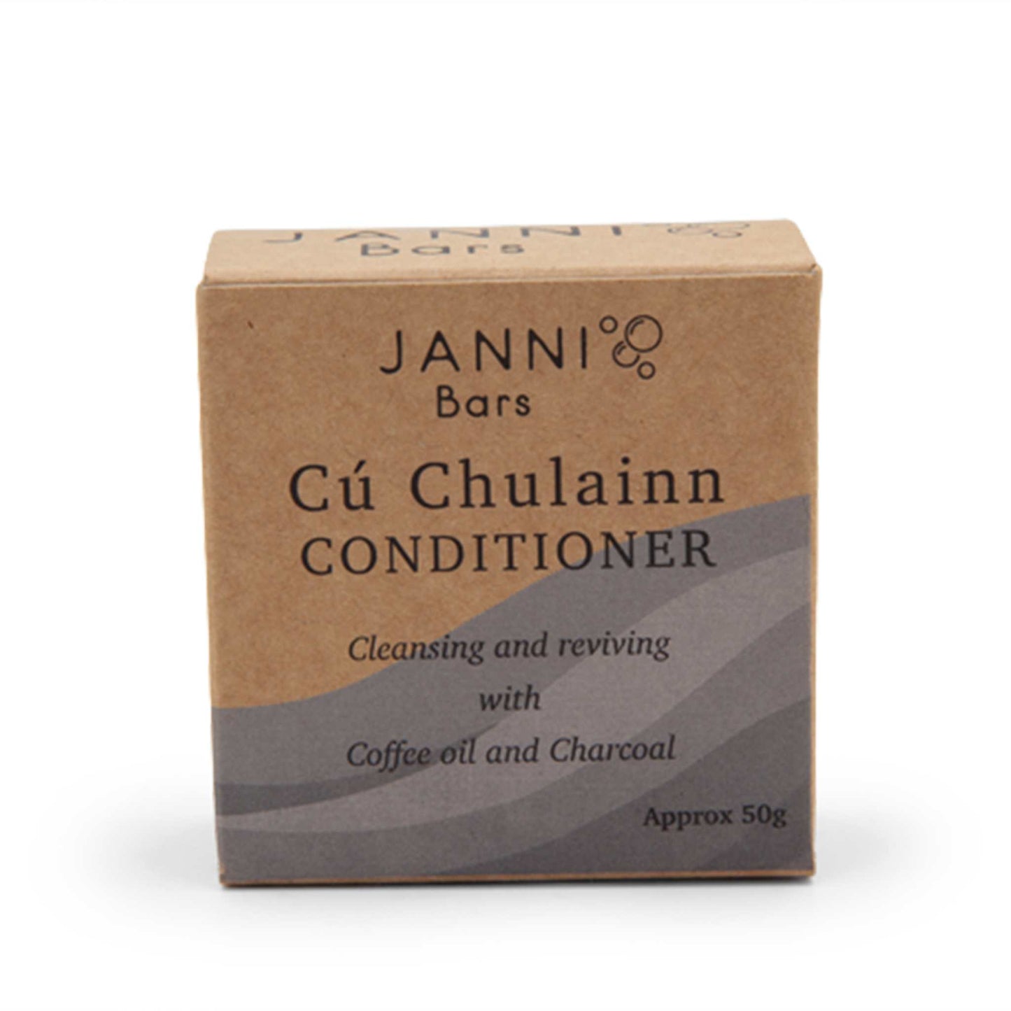 Janni Bars Shampoo Janni Bars Cú Chulainn Conditioner Bar - Coconut Charcoal and Coffee Oil