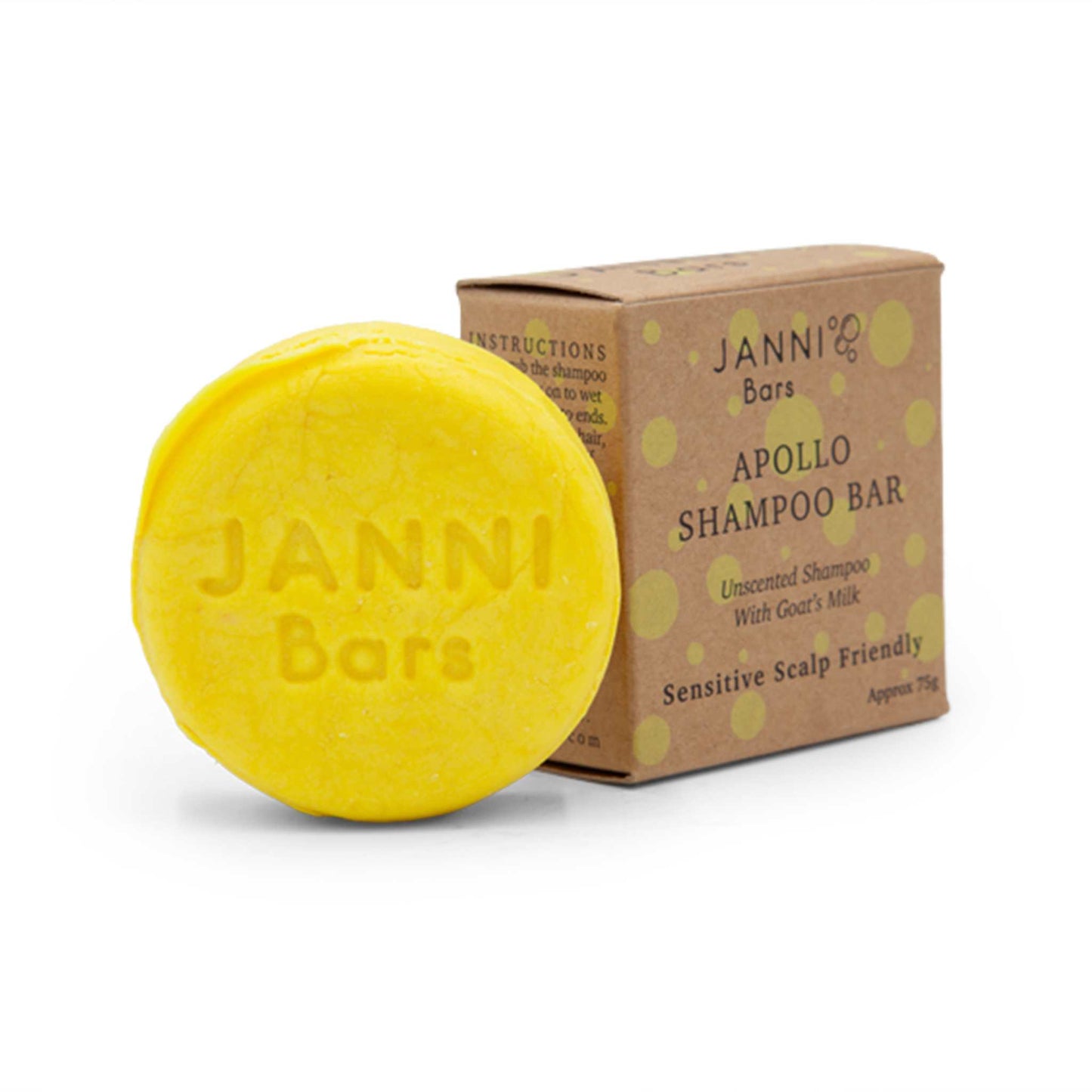 Janni Bars Shampoo Janni Bars Shampoo Bar - Apollo -  Goats Milk & Ylang Ylang