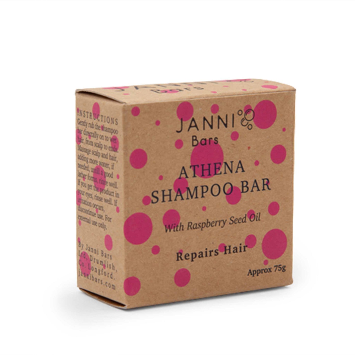 Janni Bars Shampoo Janni Bars Shampoo Bar - Athena - Raspberry & Pink Grapefruit
