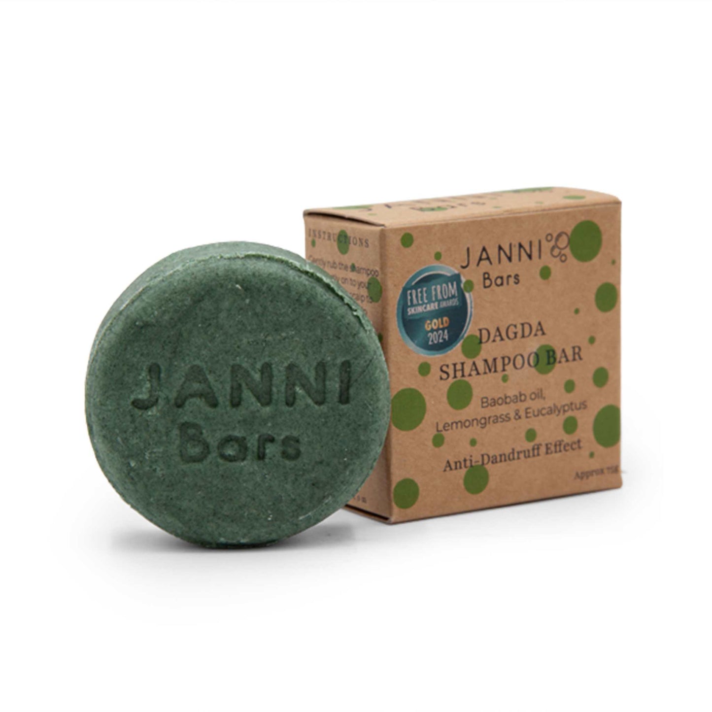 Janni Bars Shampoo Janni Bars Shampoo Bar - Dagda - Lemongrass & Eucalyptus
