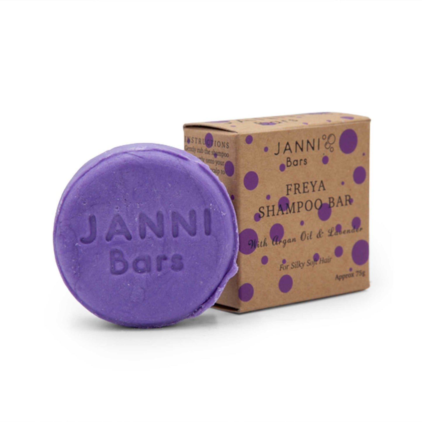 Janni Bars Shampoo Janni Bars Shampoo Bar - Freya - Argon Oil & Lavender
