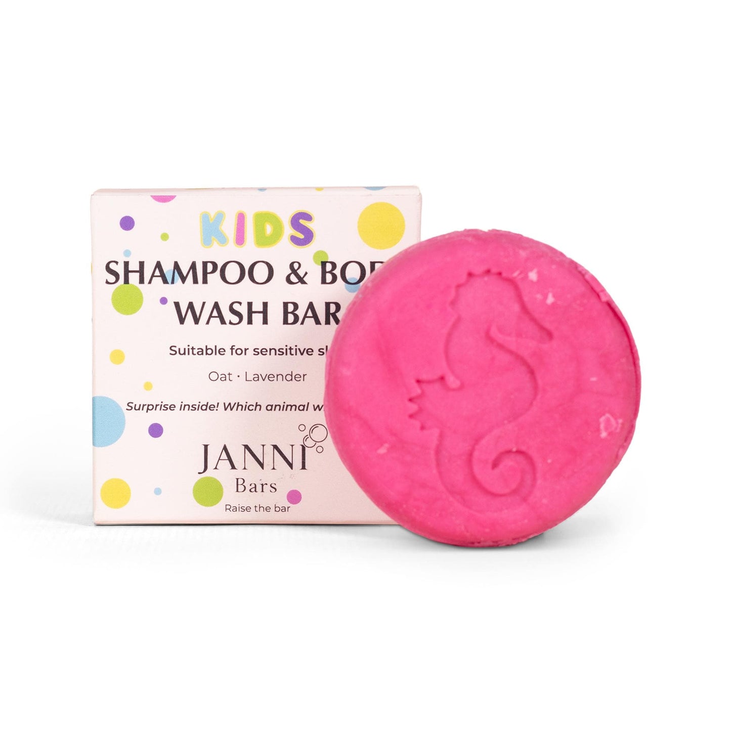 Janni Bars Shampoo Kids Shampoo & Body Wash Bar with Oats & Lavender - Janni Bars