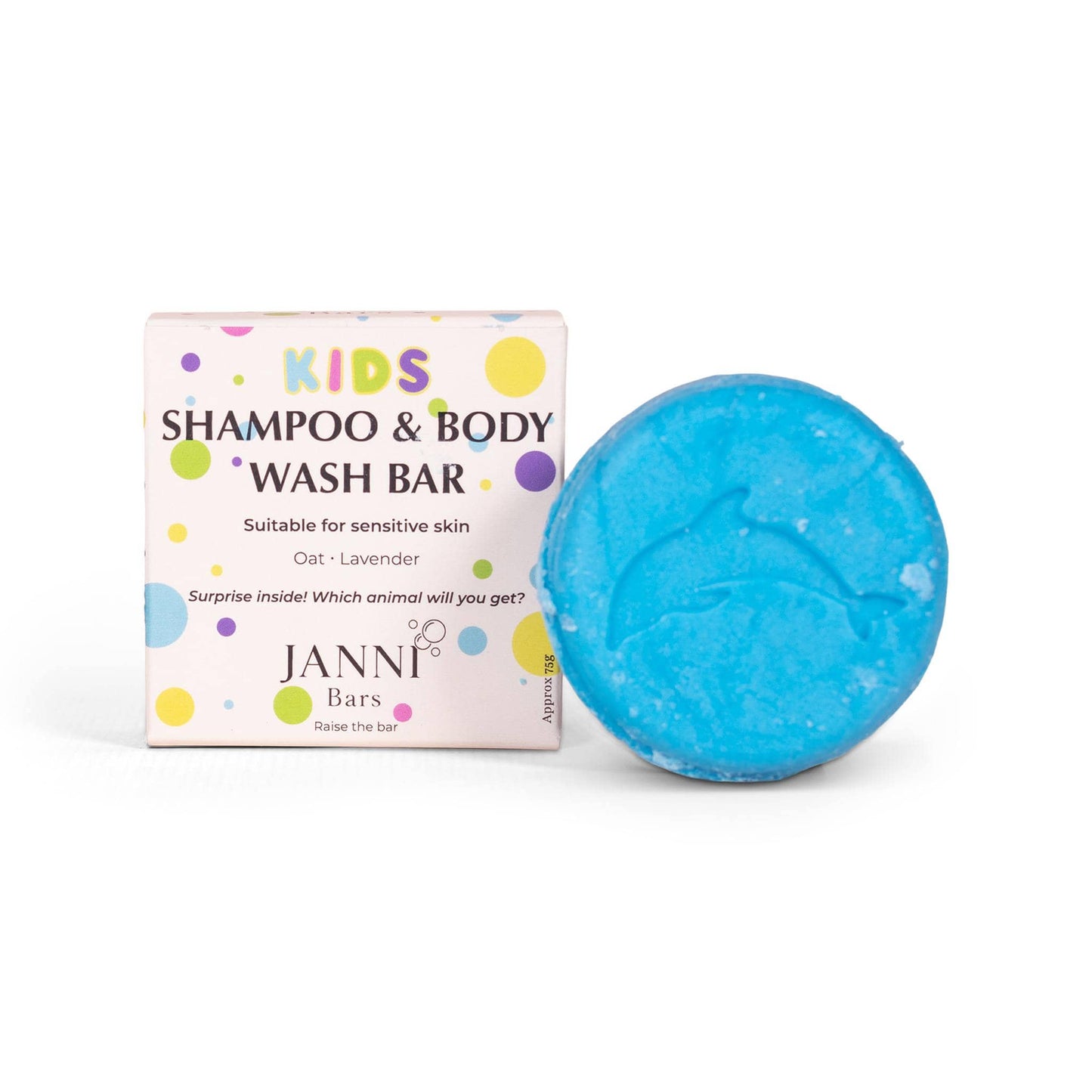 Janni Bars Shampoo Kids Shampoo & Body Wash Bar with Oats & Lavender - Janni Bars