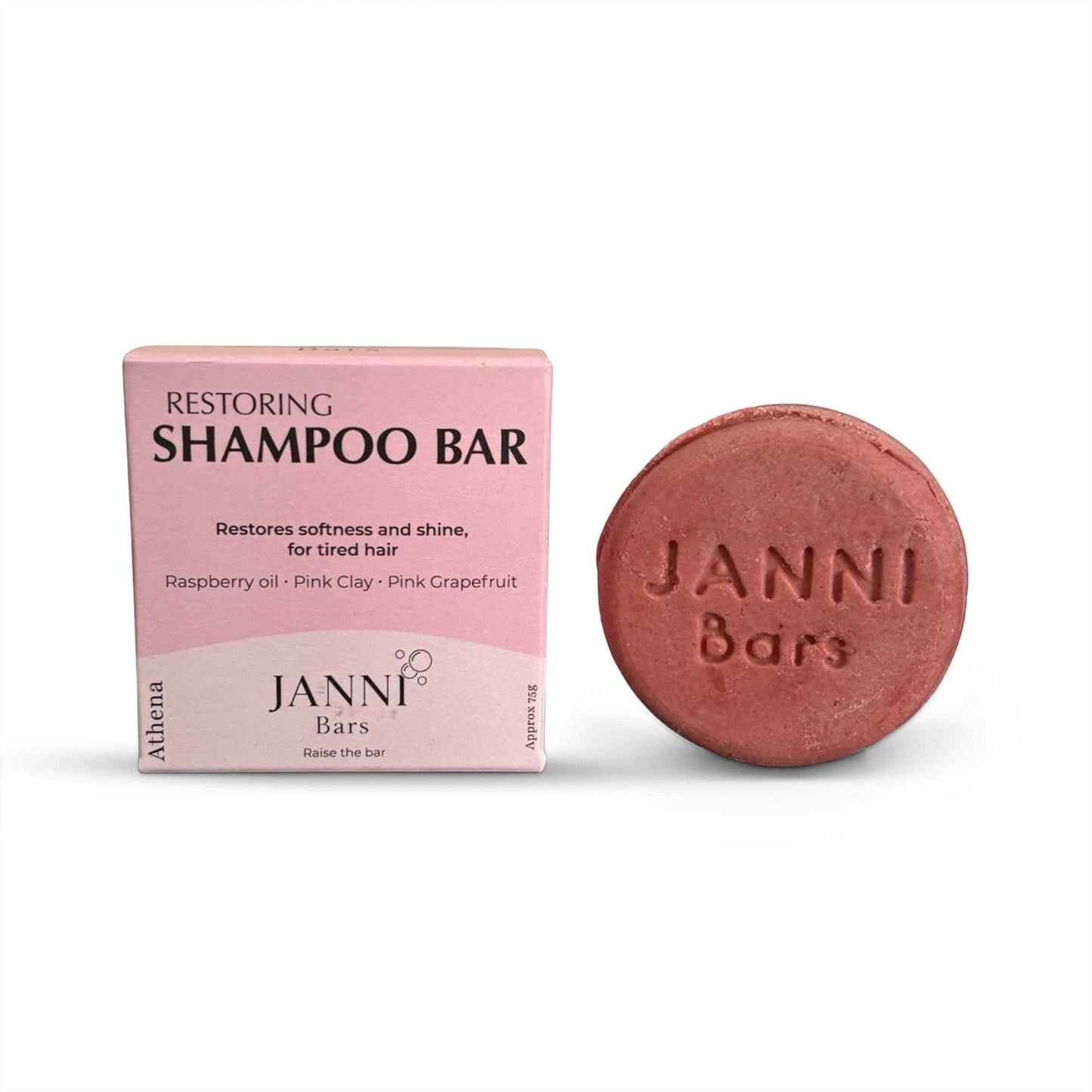 Janni Bars Shampoo Restoring Shampoo Bar for Dry & Damaged Hair - Athena - Janni Bars