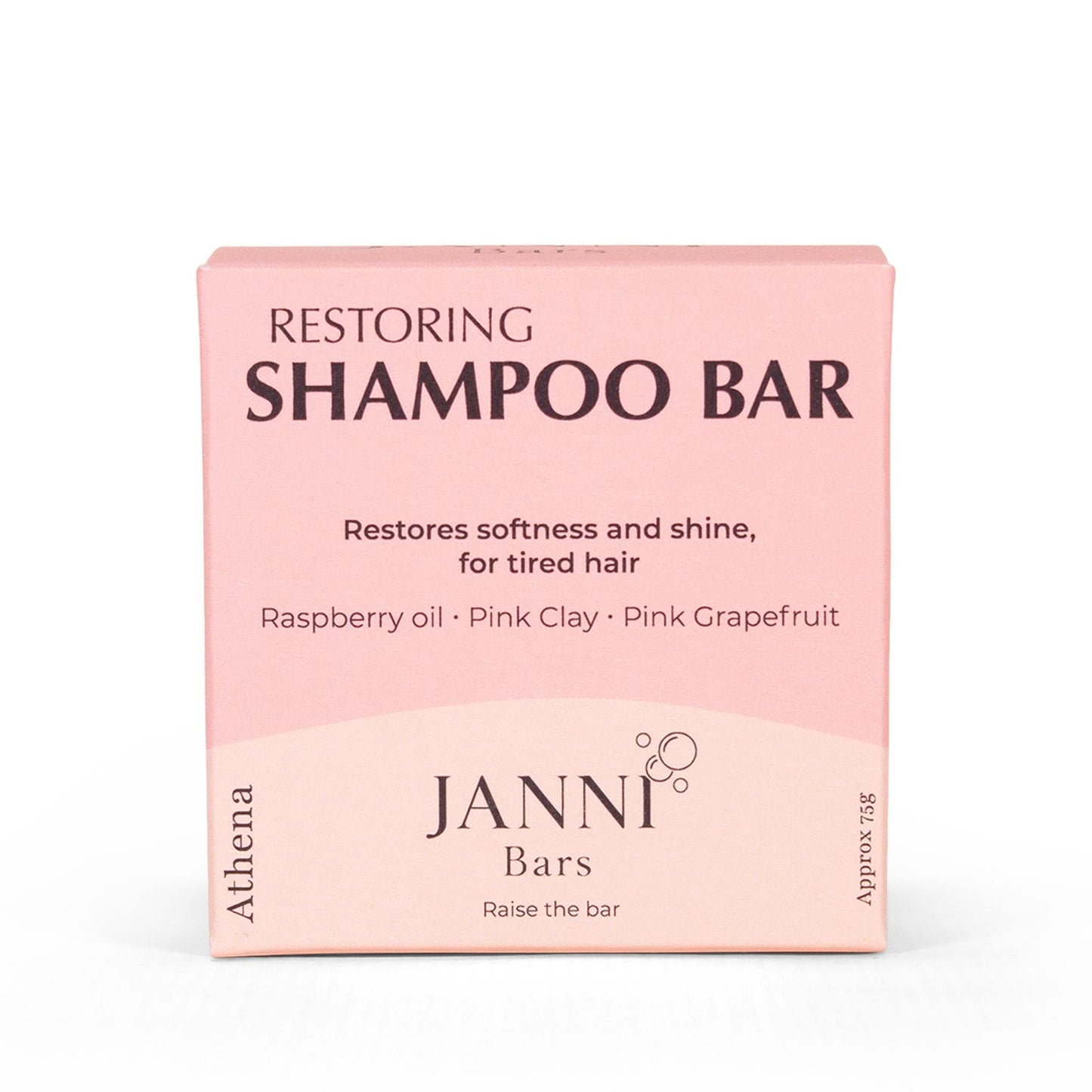 Janni Bars Shampoo Restoring Shampoo Bar for Dry & Damaged Hair - Athena - Janni Bars