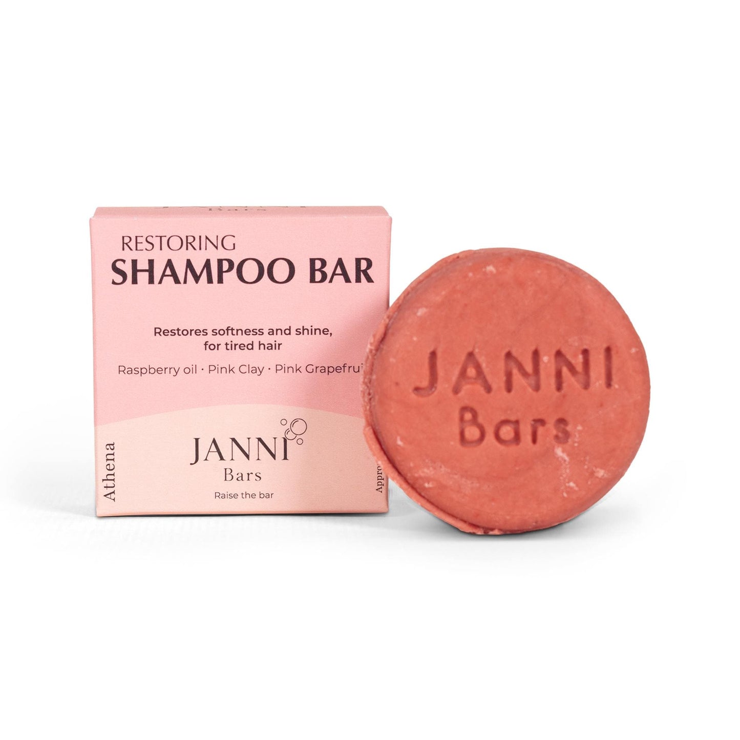 Janni Bars Shampoo Restoring Shampoo Bar for Dry & Damaged Hair - Athena - Janni Bars