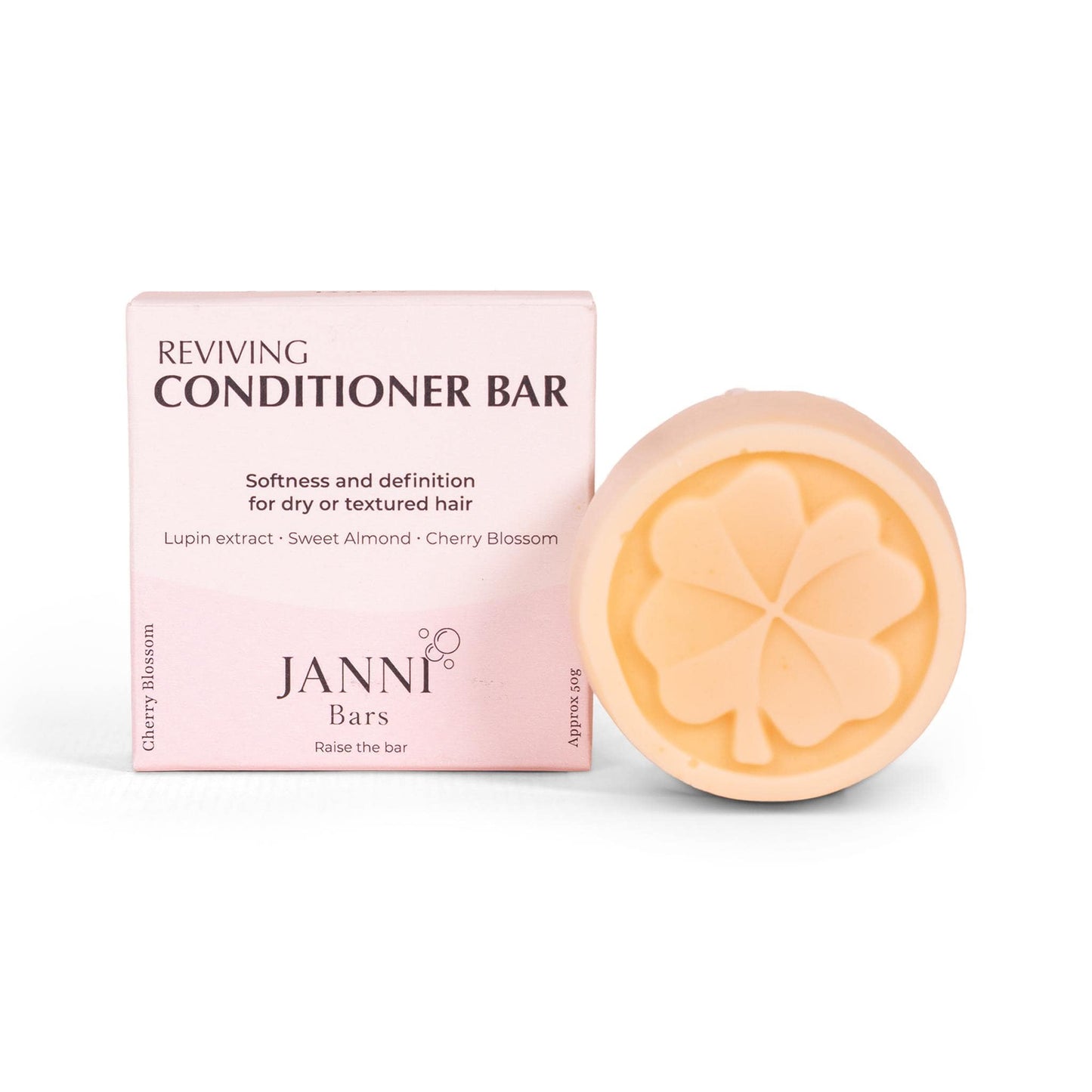 Janni Bars Shampoo Reviving Conditioner Bar for Dry Hair - Cherry Blossom - Janni Bars