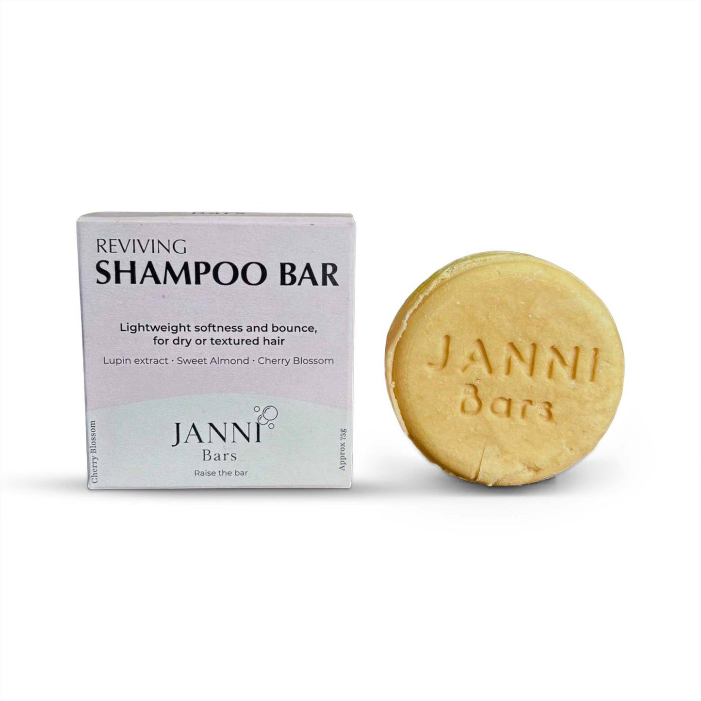 Janni Bars Shampoo Reviving Shampoo Bar for Dry Hair - Cherry Blossom - Janni Bars