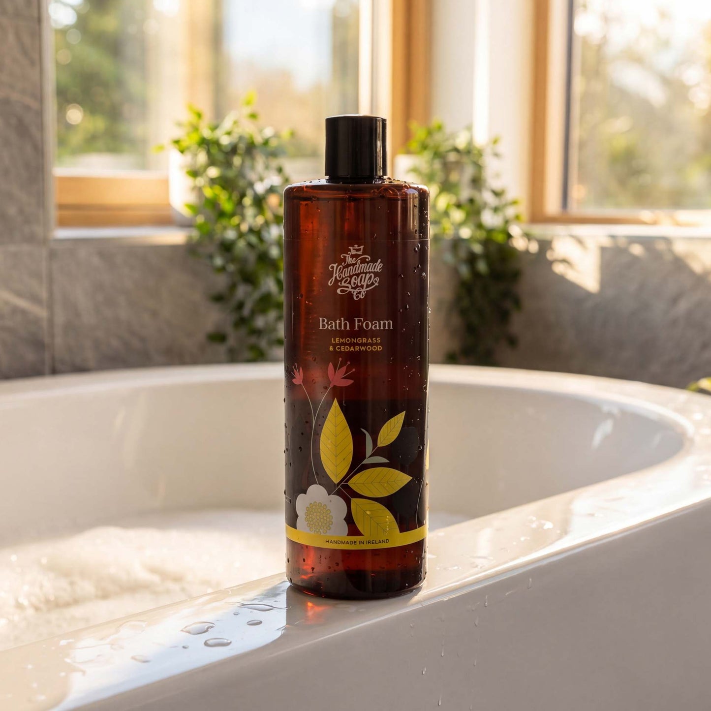 The Handmade Soap Company Skincare Bath Foam - Lemongrass & Cedarwood, 500ml - The Handmade Soap Company