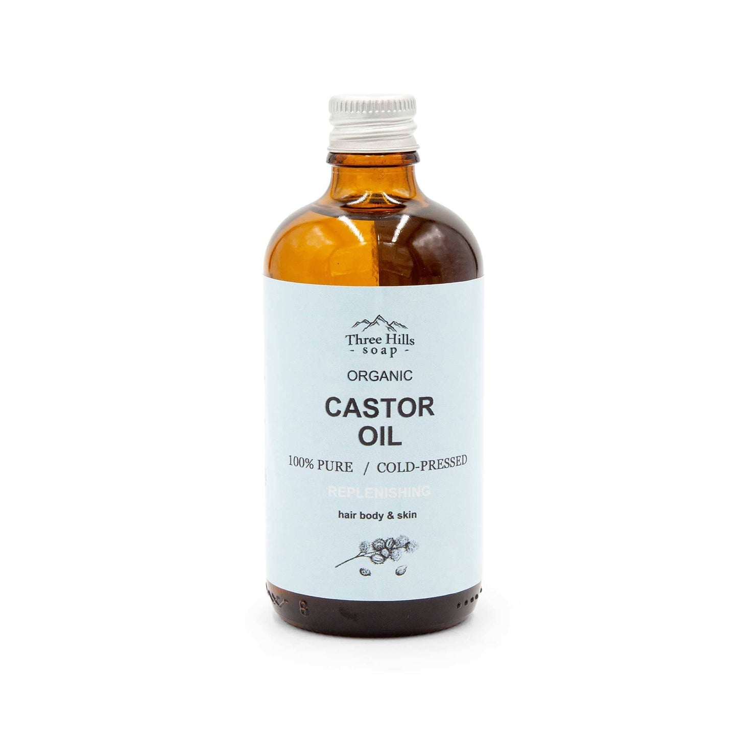 Three Hill Soaps Skincare Castor Oil (Organic) - 100ml - Three Hills Soap