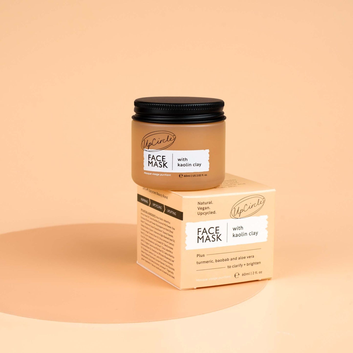 UpCircle Skincare Clarifying Face Mask with Olive Powder 60ml - UpCircle Beauty