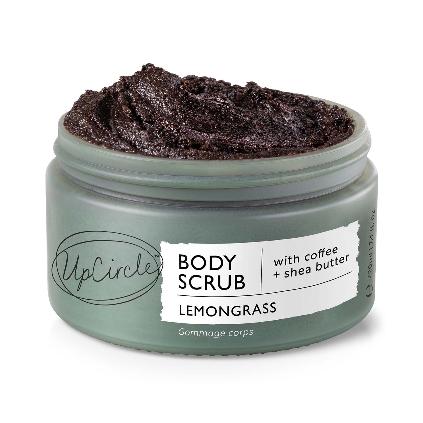 UpCircle Skincare Coffee Body Scrub with Lemongrass 220ml - UpCircle Beauty