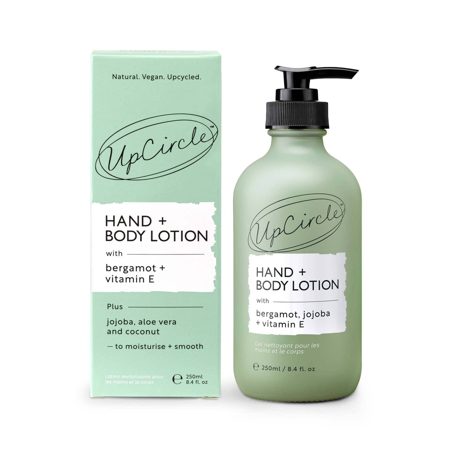 UpCircle Skincare Hand & Body Lotion with Bergamot Water - 250ml - Upcircle Beauty