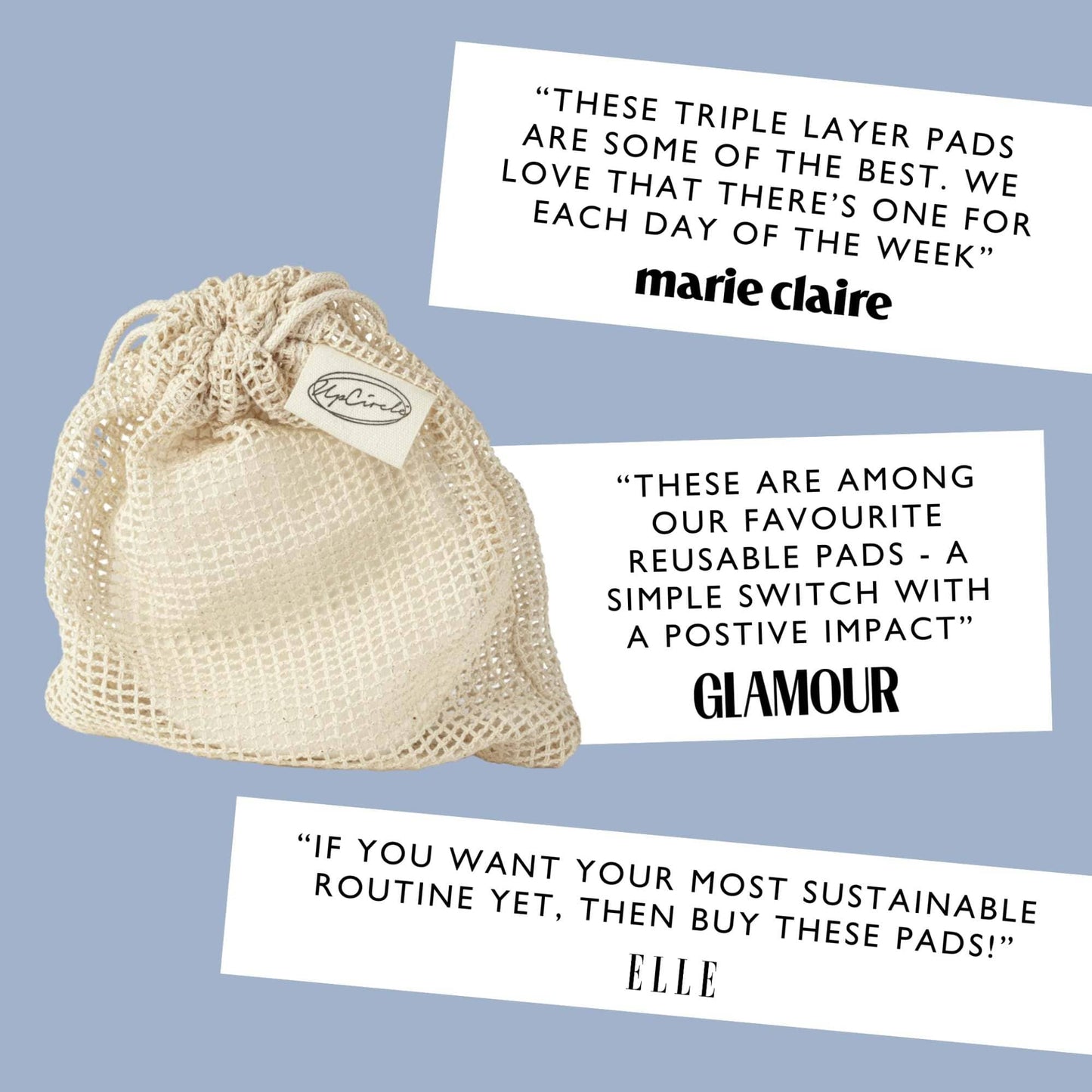 UpCircle Skincare Hemp and Cotton Makeup Remover Pads - UpCircle Beauty