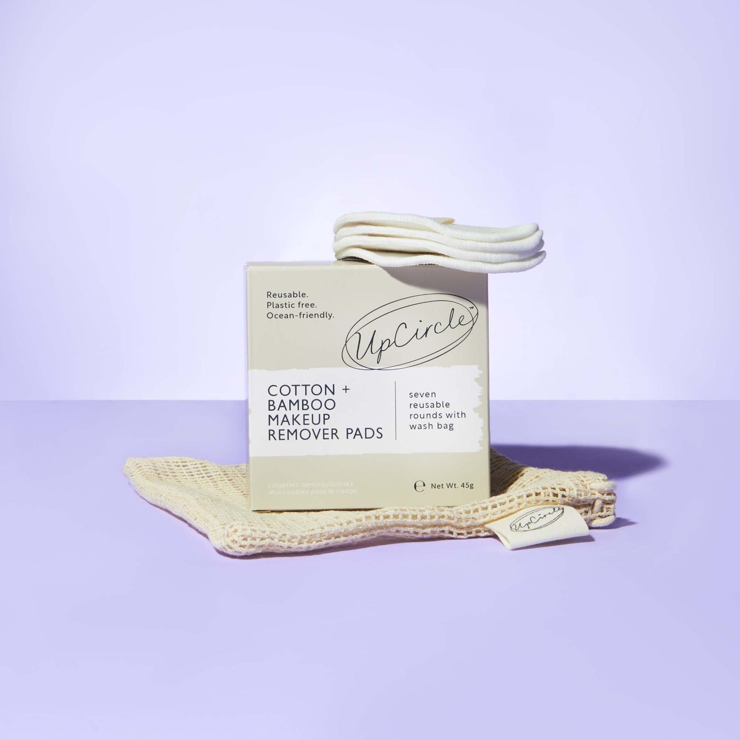 UpCircle Skincare Hemp and Cotton Makeup Remover Pads - UpCircle Beauty