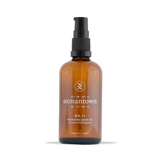 Oxmantown Skincare No.11 Hydrating Body Oil - Geranium & Bergamot  - 100ml - Oxmantown Skincare