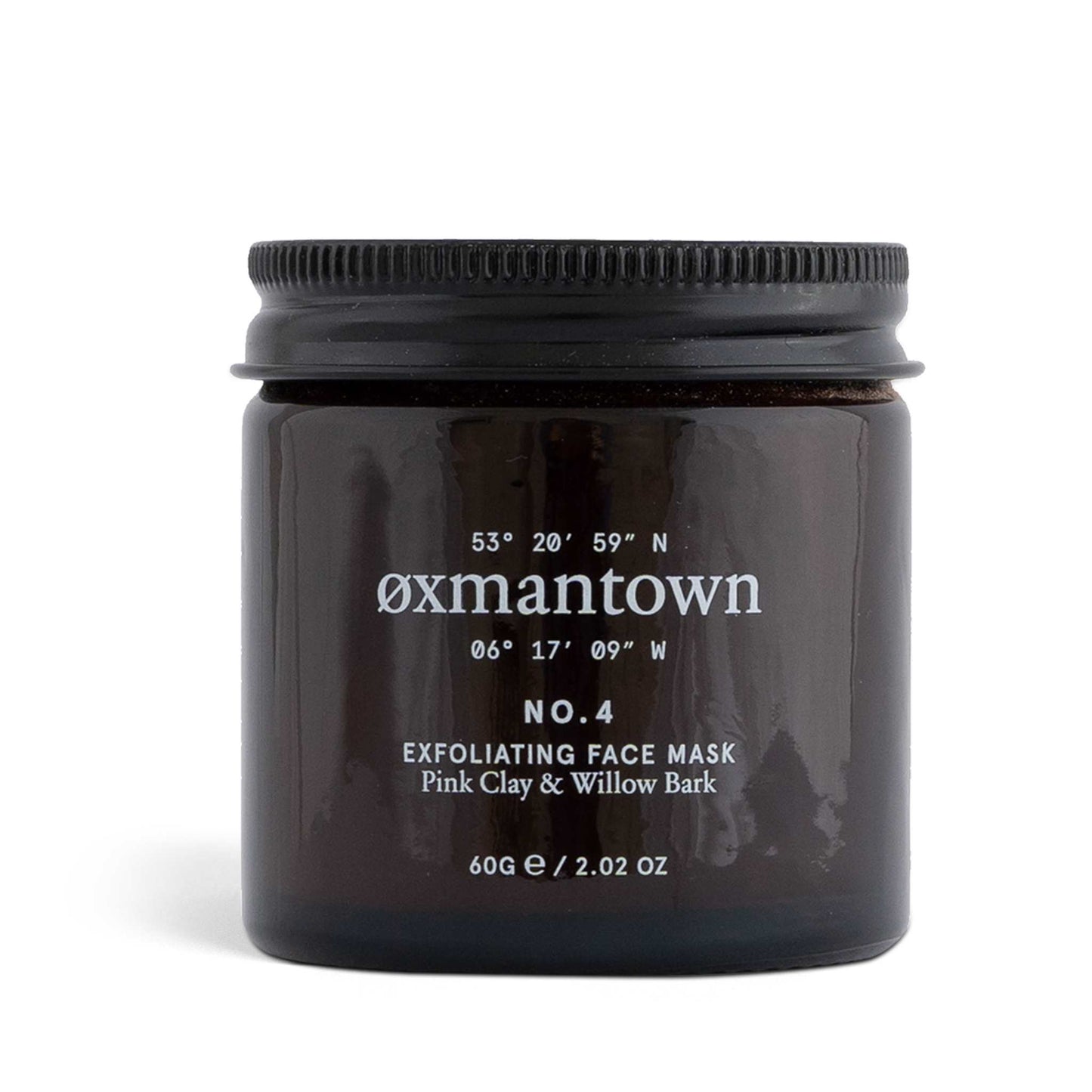 Oxmantown Skincare No.4 Radiance Face Mask - Pink Clay & Willow Bark - 60g - Oxmantown Skincare