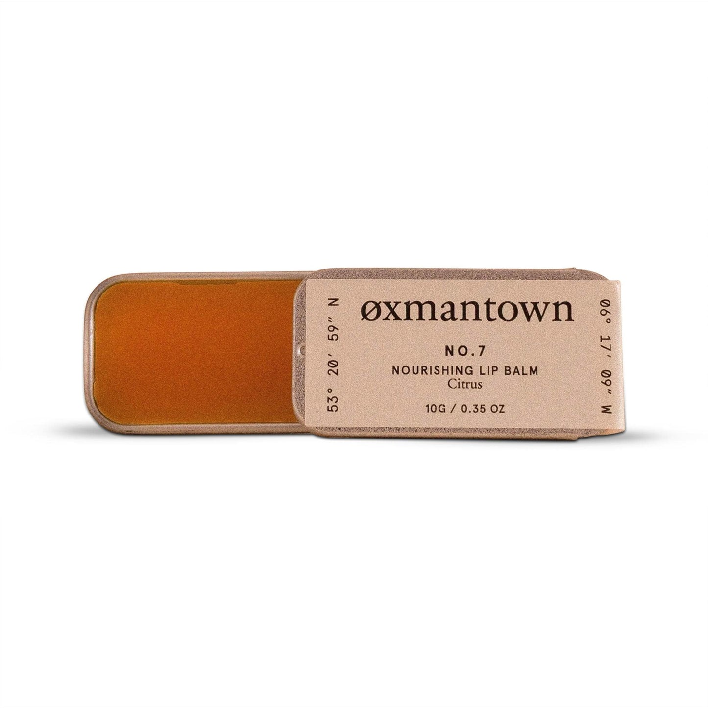 Oxmantown Skincare No.7 Nourishing Lip Balm -  Citrus - 10g - Oxmantown Skincare