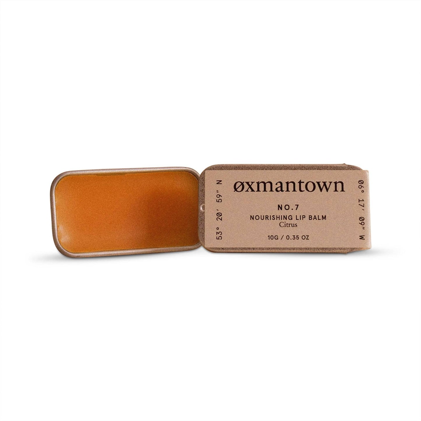 Oxmantown Skincare No.7 Nourishing Lip Balm -  Citrus - 10g - Oxmantown Skincare