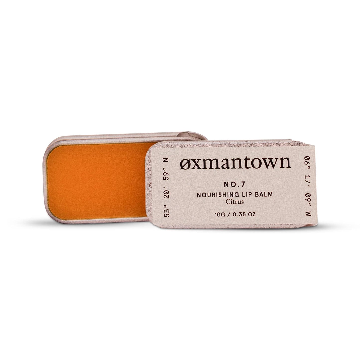 Oxmantown Skincare No.7 Nourishing Lip Balm -  Citrus - 10g - Oxmantown Skincare