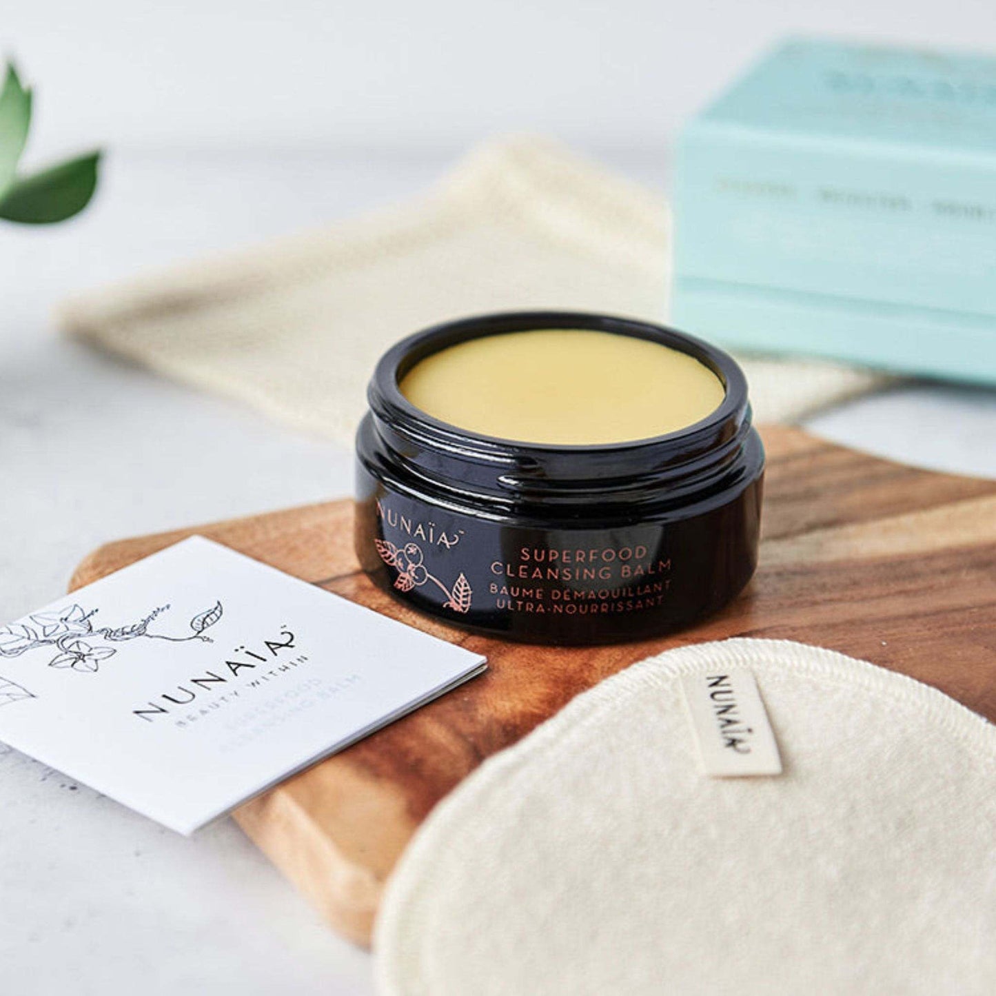 Nunaia Skincare Superfood Cleansing Balm - Balm-to-Milk Formula - Organic - 100ml