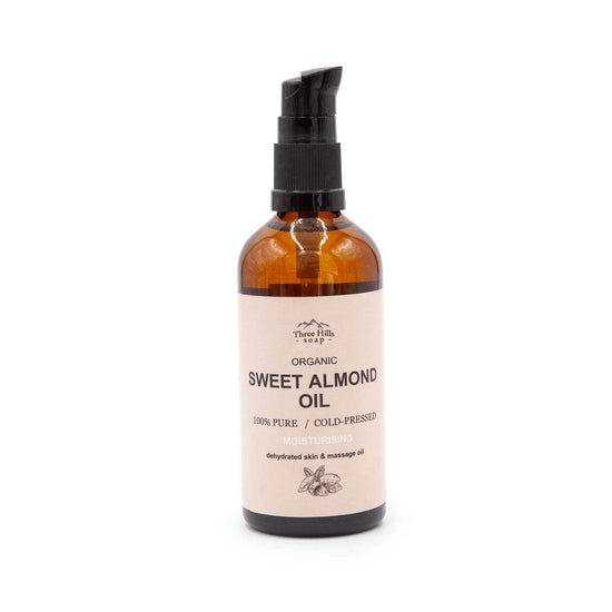 Three Hill Soaps Skincare Sweet Almond Oil (Organic) - 100ml - Three Hills Soap