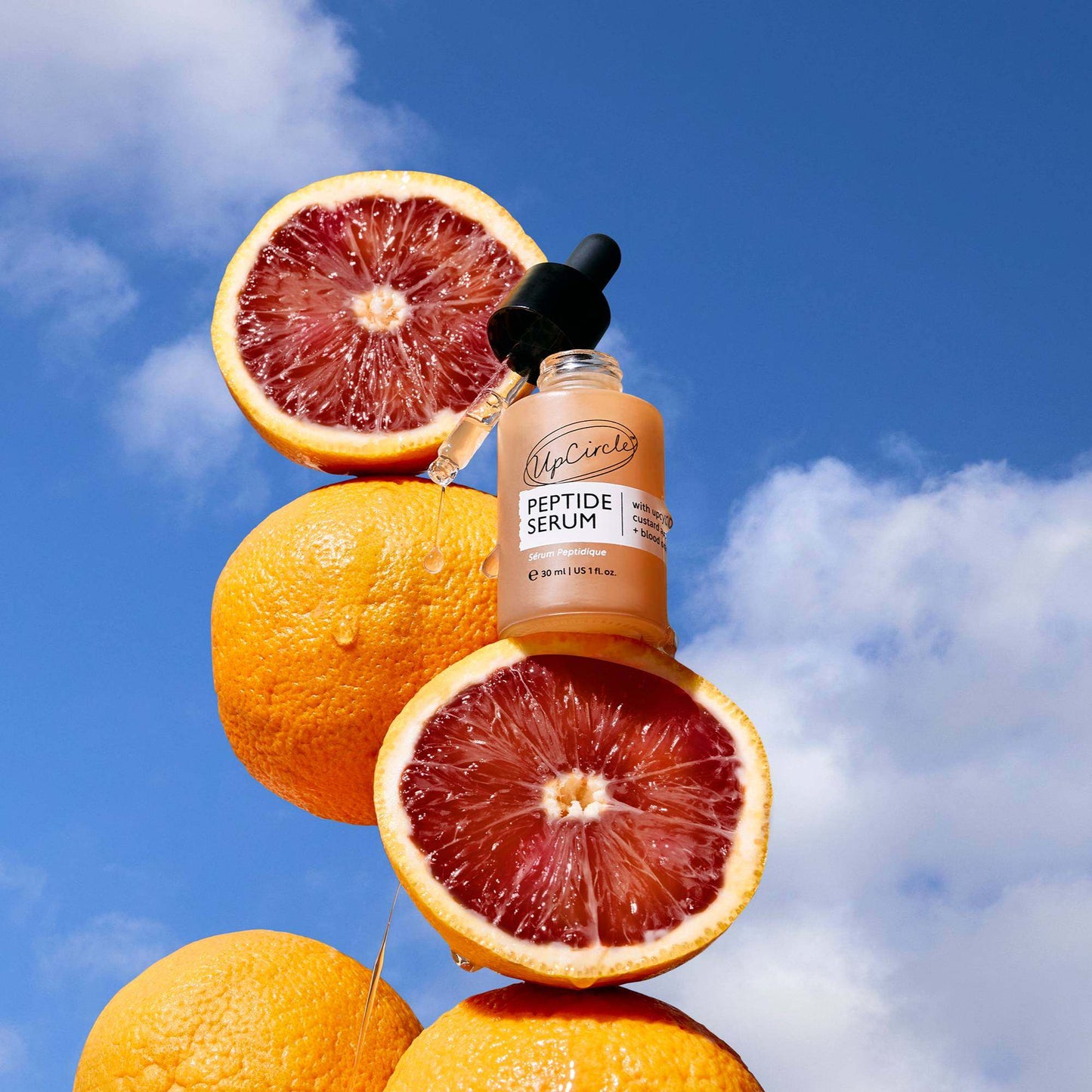 UpCircle Skincare Upcircle Beauty Peptide Serum with Custard Apple and Blood Orange - 30ml