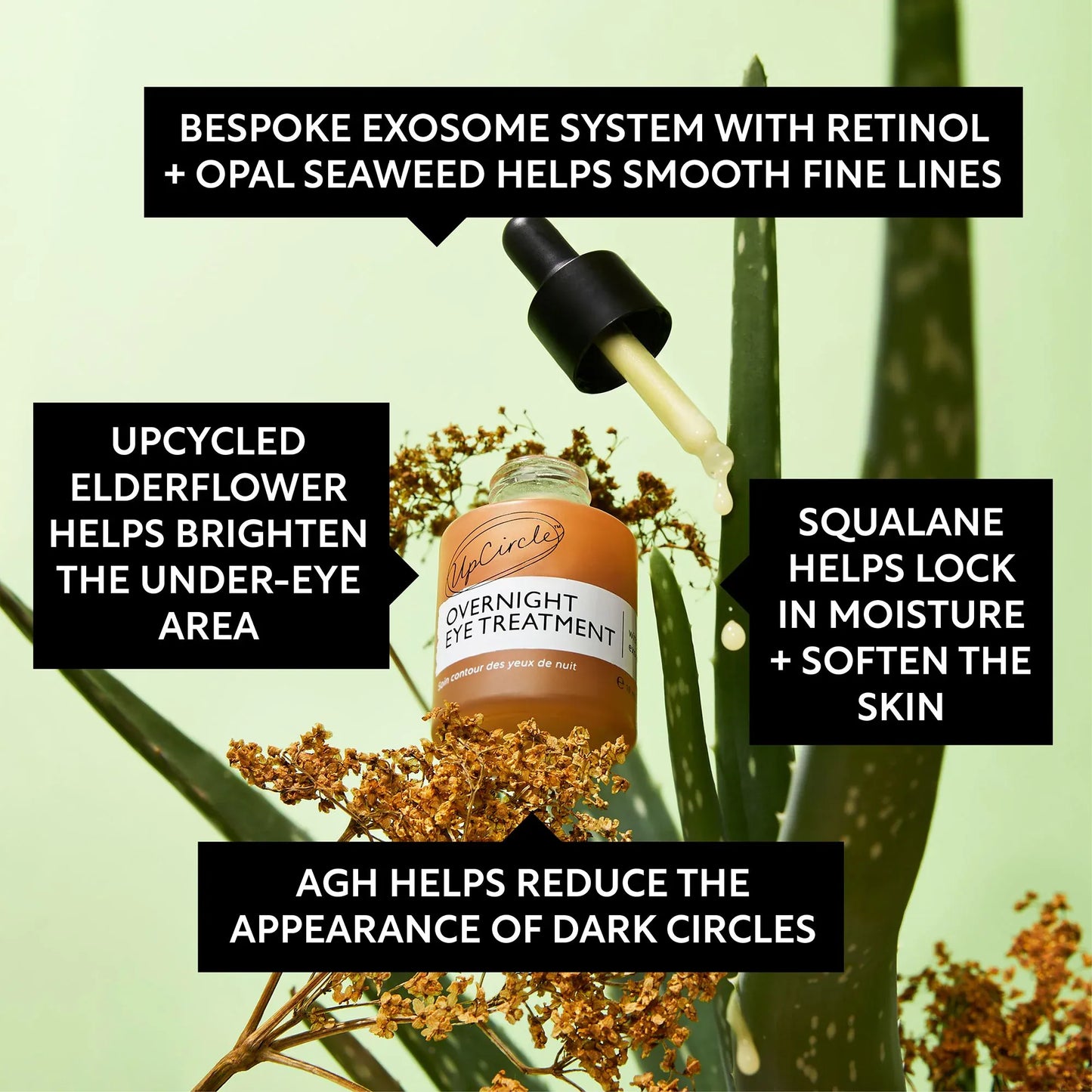 UpCircle Skincare UpCircle Overnight Eye Treatment with Retinol Exosomes - 18ml