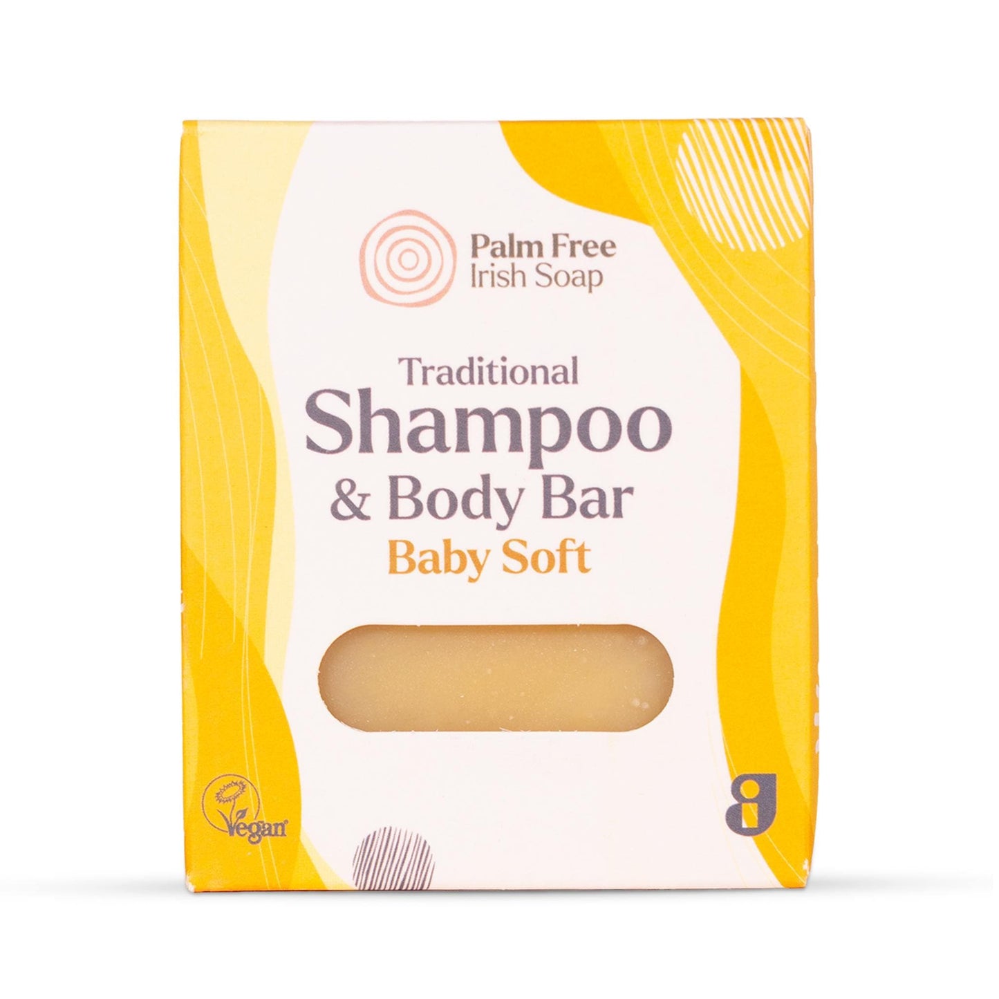 Palm Free Irish Soap Soap Baby Soft Shampoo & Body Bar 90g - Palm Free Irish Soap