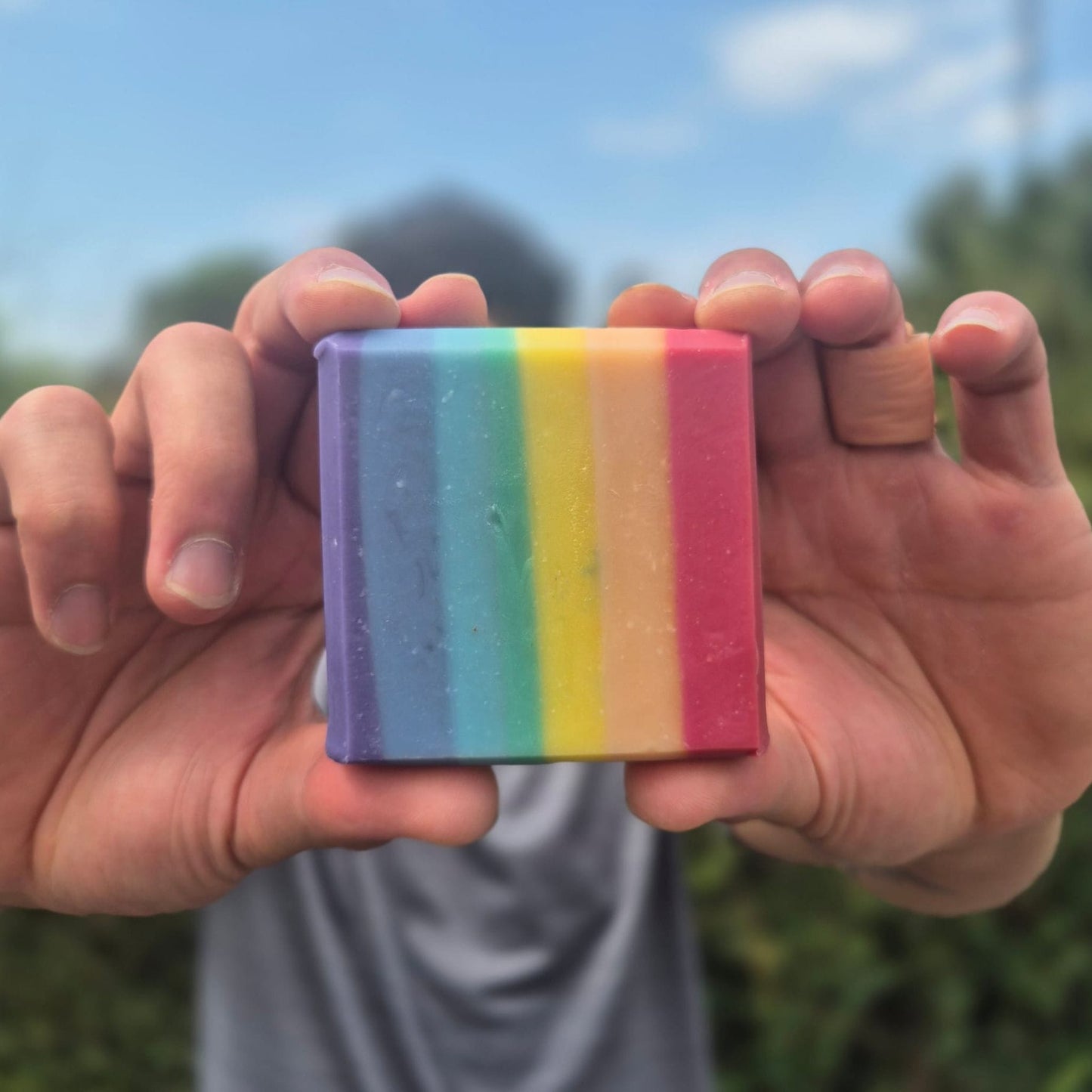 Janni Bars Soap Bród Rainbow Pride Soap - Sweet Orange - Handmade by Janni Bars