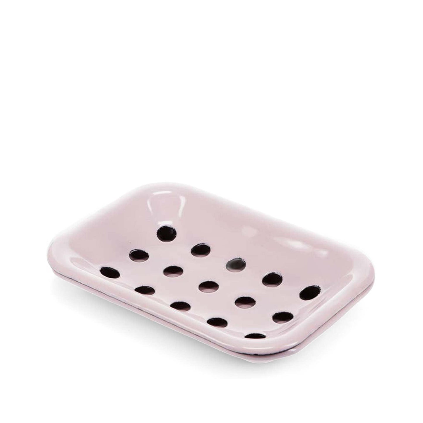Rex Soap Dishes & Holders Large Enamel Soap Dish - Vintage Design - Four Colours - Two-Part Drainage