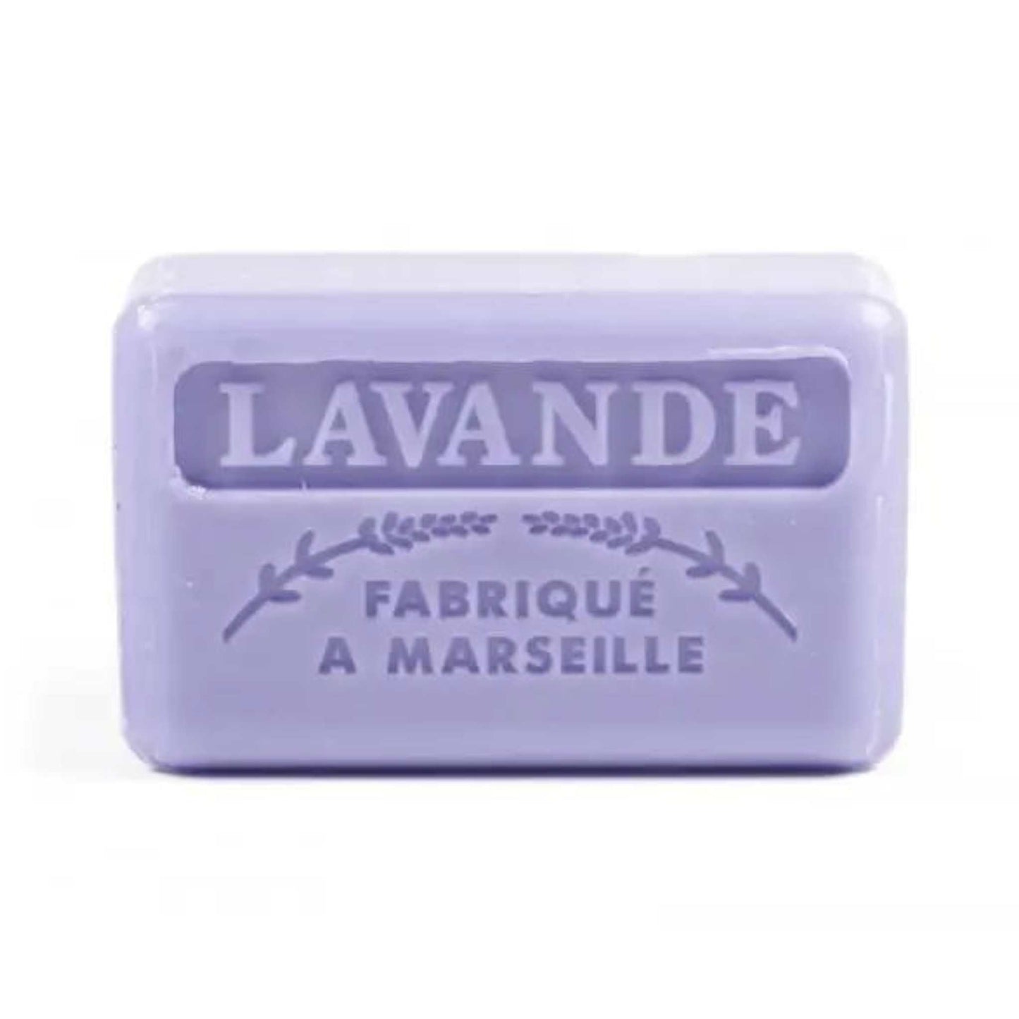 Savon de Marseille Soap Marseille Soap Bar with Organic Shea Butter - 125g - Lavender