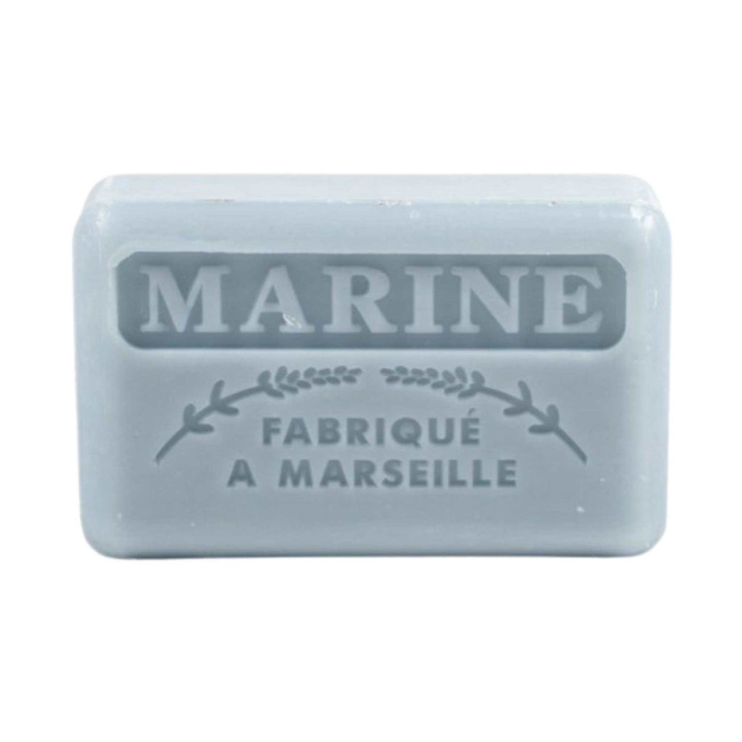 Savon de Marseille Soap Marseille Soap Bar with Organic Shea Butter - 125g - Marine